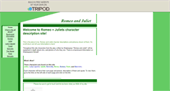 Desktop Screenshot of infoonromeo.tripod.com