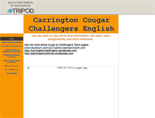 Tablet Screenshot of cougarlanguagearts.tripod.com