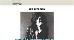 Desktop Screenshot of led-zeppelin-net.tripod.com