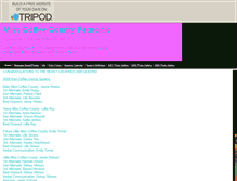 Tablet Screenshot of misscoffeecountypageant.tripod.com