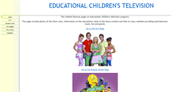 Desktop Screenshot of childrenstv.tripod.com