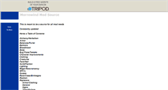Desktop Screenshot of morrowindmodsource.tripod.com