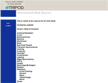 Tablet Screenshot of morrowindmodsource.tripod.com