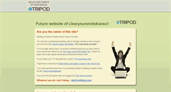 Desktop Screenshot of clearysummitskiarea1.tripod.com