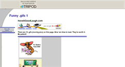 Desktop Screenshot of funnyfunnygifs.tripod.com