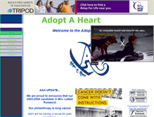Tablet Screenshot of adoptaheart.tripod.com