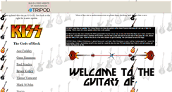 Desktop Screenshot of guitarsofkiss.tripod.com