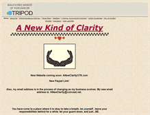 Tablet Screenshot of newclarityotk.tripod.com