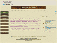 Tablet Screenshot of crawfords-kennel.tripod.com