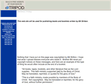 Tablet Screenshot of billbrittonwritings.tripod.com