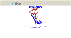 Desktop Screenshot of cygnusdiving.tripod.com