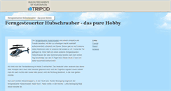 Desktop Screenshot of ferngesteuerterhubschraubertest.tripod.com