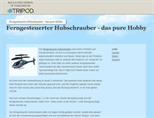 Tablet Screenshot of ferngesteuerterhubschraubertest.tripod.com