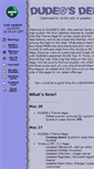 Mobile Screenshot of dudesden.tripod.com