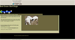 Desktop Screenshot of bulldozerbulldogs.tripod.com
