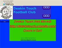 Tablet Screenshot of deakintouch.tripod.com