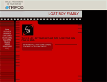 Tablet Screenshot of lostboy134.tripod.com