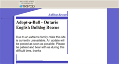 Desktop Screenshot of bulldogrescue.tripod.com