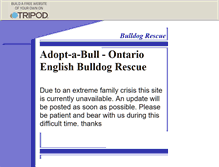 Tablet Screenshot of bulldogrescue.tripod.com