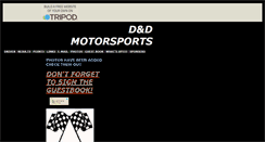 Desktop Screenshot of ddmotorsports15742.tripod.com