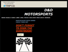 Tablet Screenshot of ddmotorsports15742.tripod.com