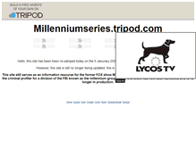 Tablet Screenshot of millenniumseries.tripod.com