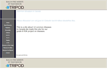 Tablet Screenshot of canadian-diseases.tripod.com