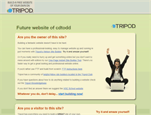 Tablet Screenshot of cdtodd.tripod.com