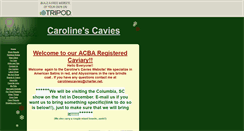 Desktop Screenshot of carolines-cavies.tripod.com