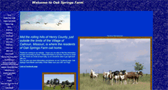 Desktop Screenshot of oakspringsfarm.tripod.com