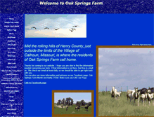 Tablet Screenshot of oakspringsfarm.tripod.com