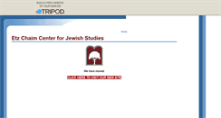 Desktop Screenshot of etzchaimpa.tripod.com