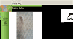 Desktop Screenshot of organicculture.tripod.com