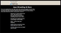 Desktop Screenshot of jayswrestling.tripod.com