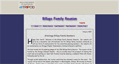 Desktop Screenshot of billupsfamily.tripod.com