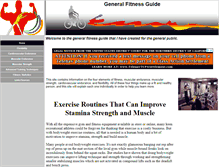 Tablet Screenshot of generalfitness.tripod.com