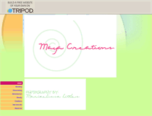 Tablet Screenshot of mayacreations4.tripod.com