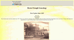 Desktop Screenshot of hestergenealogy.tripod.com