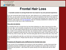 Tablet Screenshot of frontal-hair-loss.tripod.com