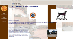 Desktop Screenshot of kumala-sakti-prima.tripod.com