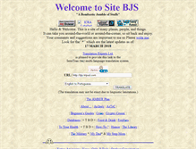 Tablet Screenshot of bjs.tripod.com
