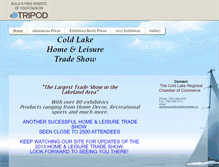 Tablet Screenshot of coldlakehomeandleisuretradeshow.tripod.com