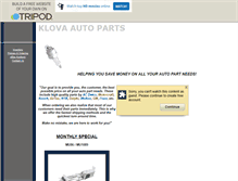 Tablet Screenshot of klova-autoparts.tripod.com