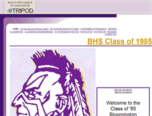 Tablet Screenshot of bhs-85.tripod.com