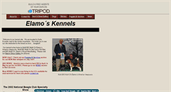 Desktop Screenshot of elamoskennels.tripod.com