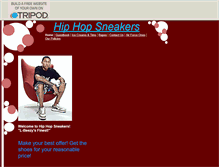 Tablet Screenshot of hip-hop-sneakers.tripod.com