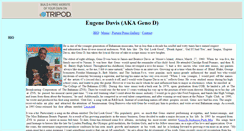 Desktop Screenshot of genodavis.tripod.com
