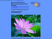 Tablet Screenshot of bluelotusresort.tripod.com