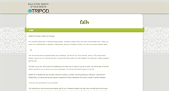 Desktop Screenshot of falls1.tripod.com