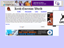 Tablet Screenshot of keithemersonworld.tripod.com